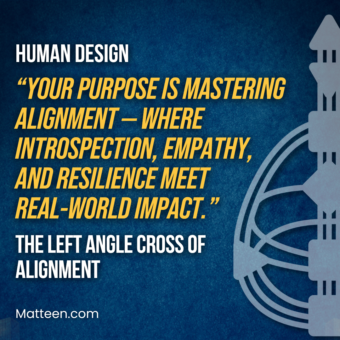 The Left Angle Cross of Alignment In Human Design