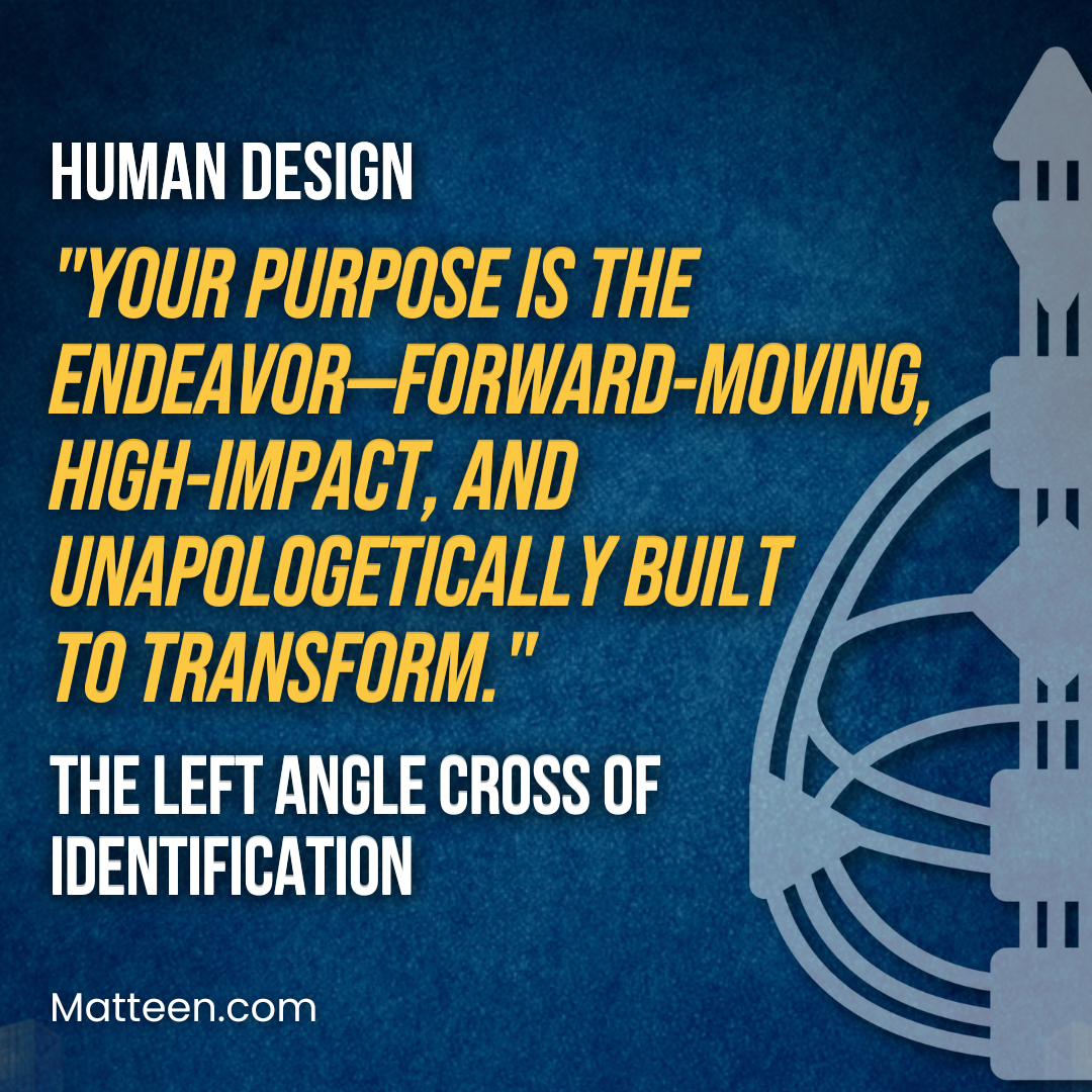 The Left Angle Cross of Identification In Human Design