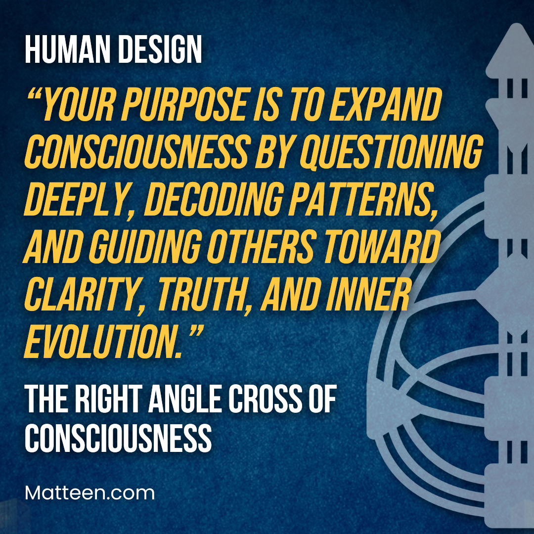 The Right Angle Cross of Consciousness In Human Design
