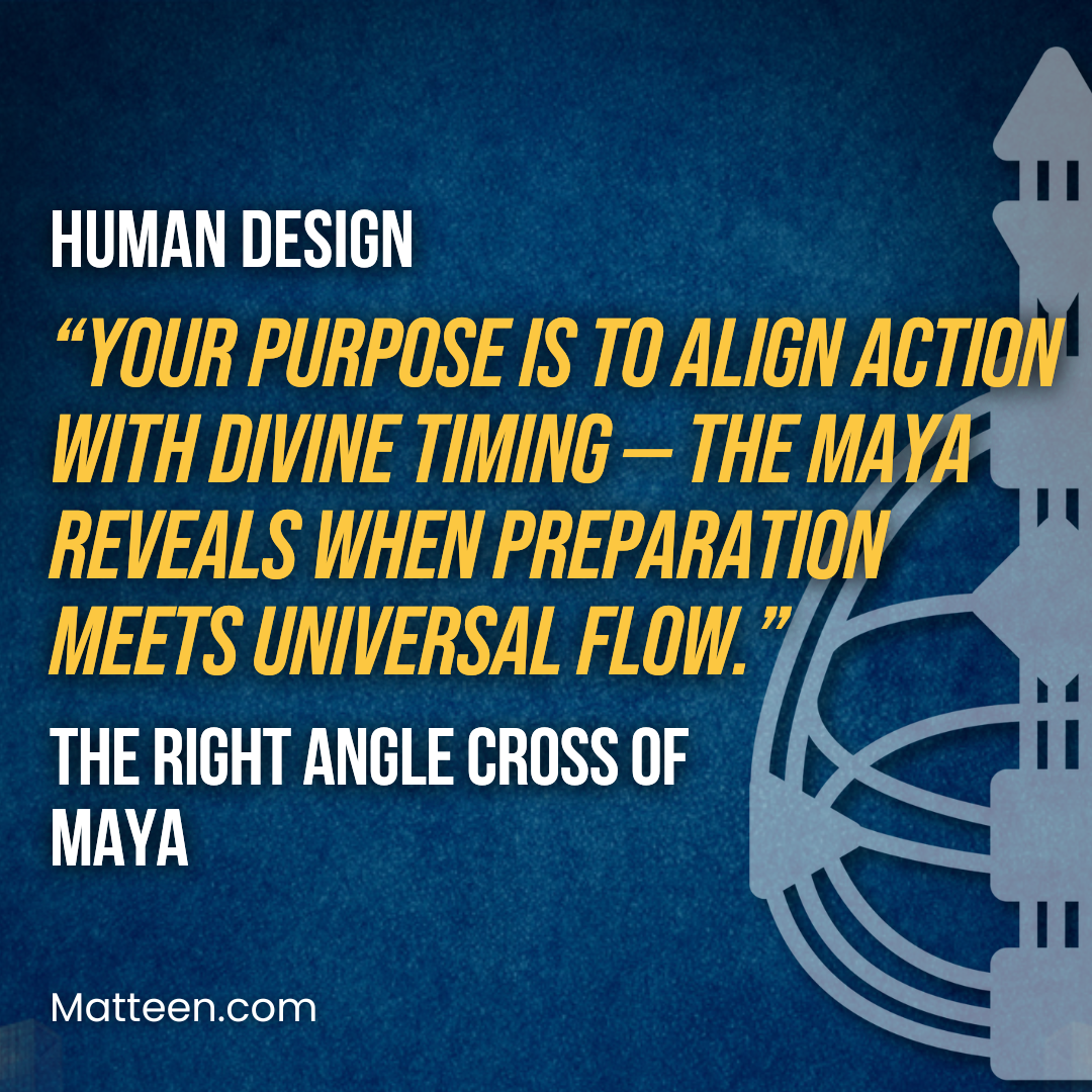 The Right Angle Cross of Maya In Human Design