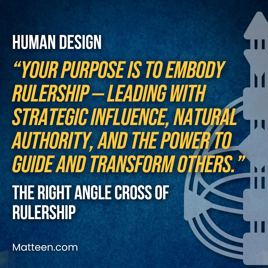 The Right Angle Cross of Rulership In Human Design
