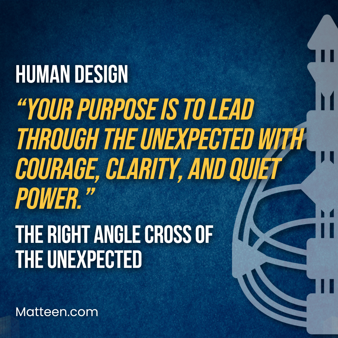 The Right Angle Cross of The Unexpected In Human Design